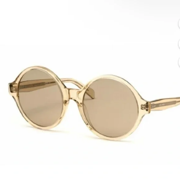 Celine Clear Gold Sunglasses - Picture 1 of 4